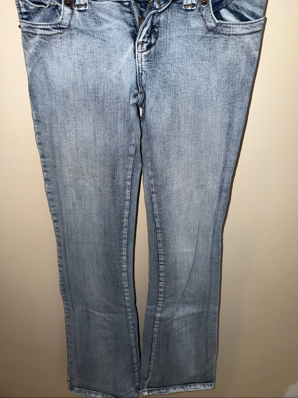 Garage Light Blue Flare Jeans